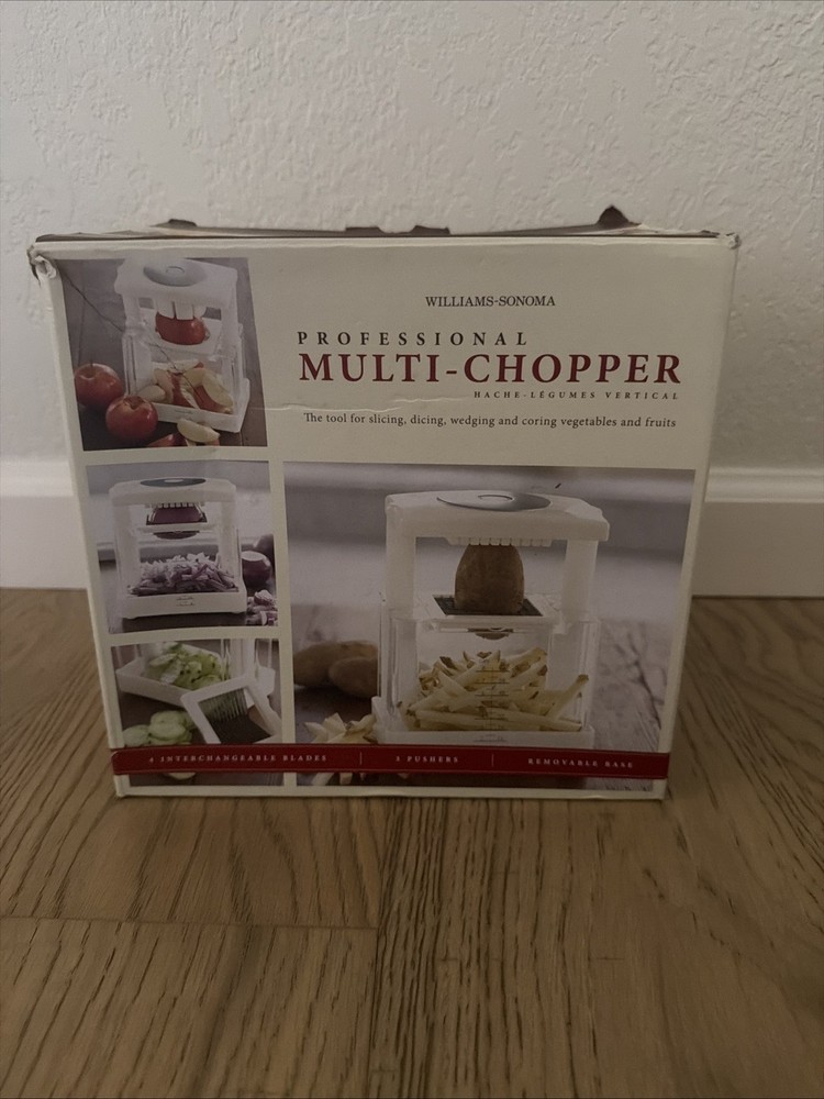 Williams Sonoma Professional Multi Chopper Fruit & Vegetable Dicer Slicer Corer