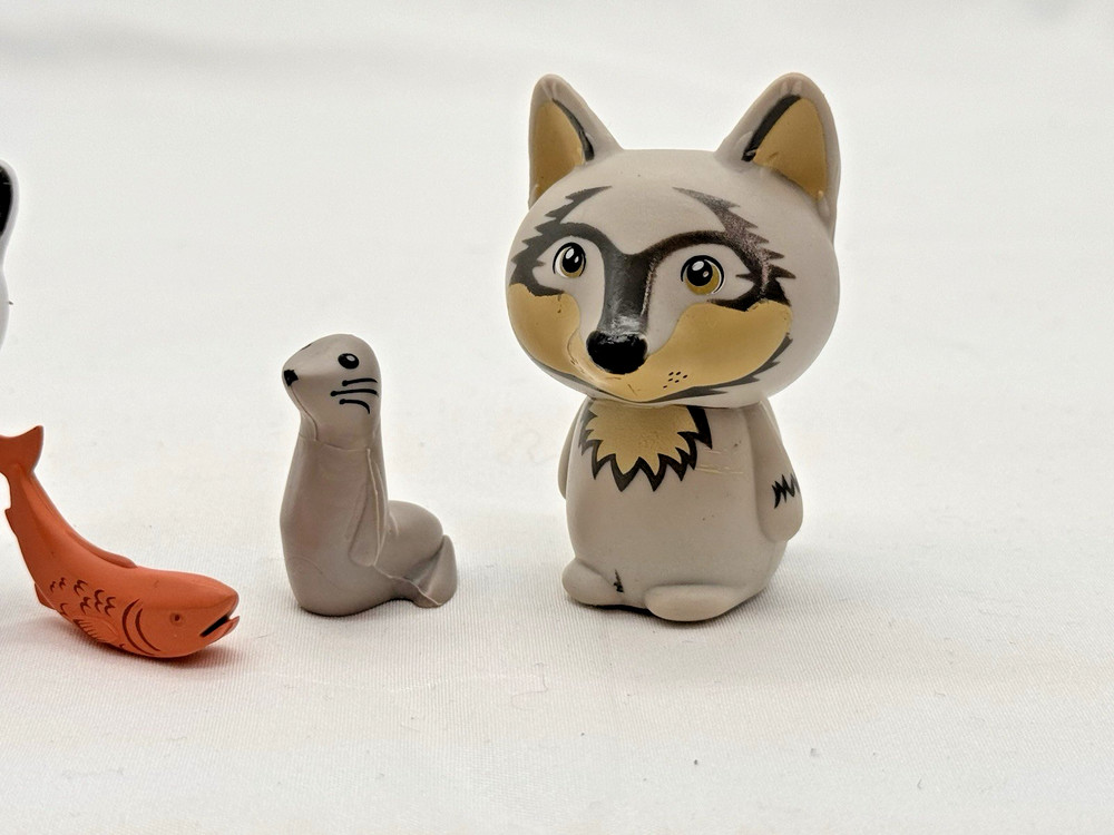 HEXBUG Lil Nature Babies Playset Replacement Figures Polar Bear Fish Seal Wolf