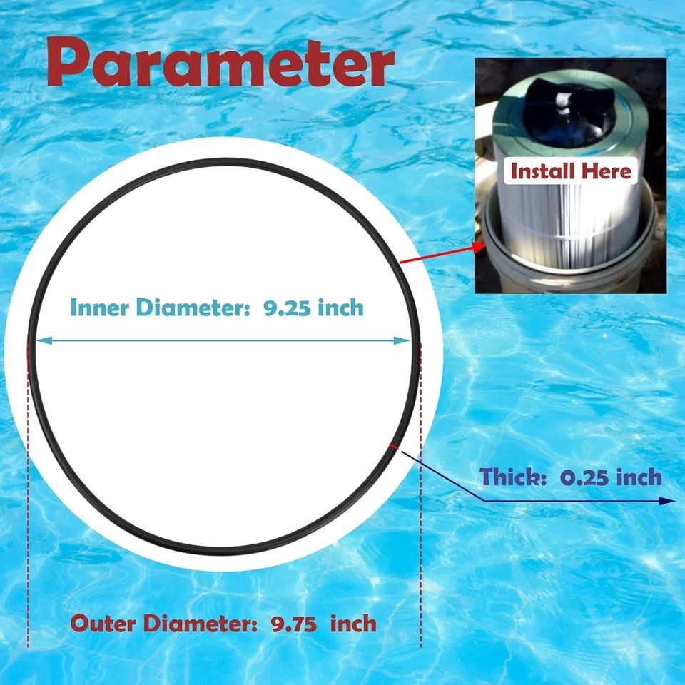 87300400 Body O-Ring Replacement Pool Filter, Compatible with Pentair Clean & Cl