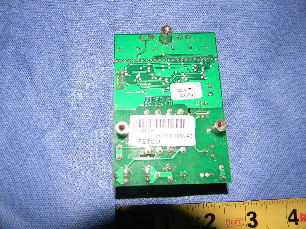 Fetco 120V Digital Timer 51058 Rev. 002 (Timer v5 20.05.05)