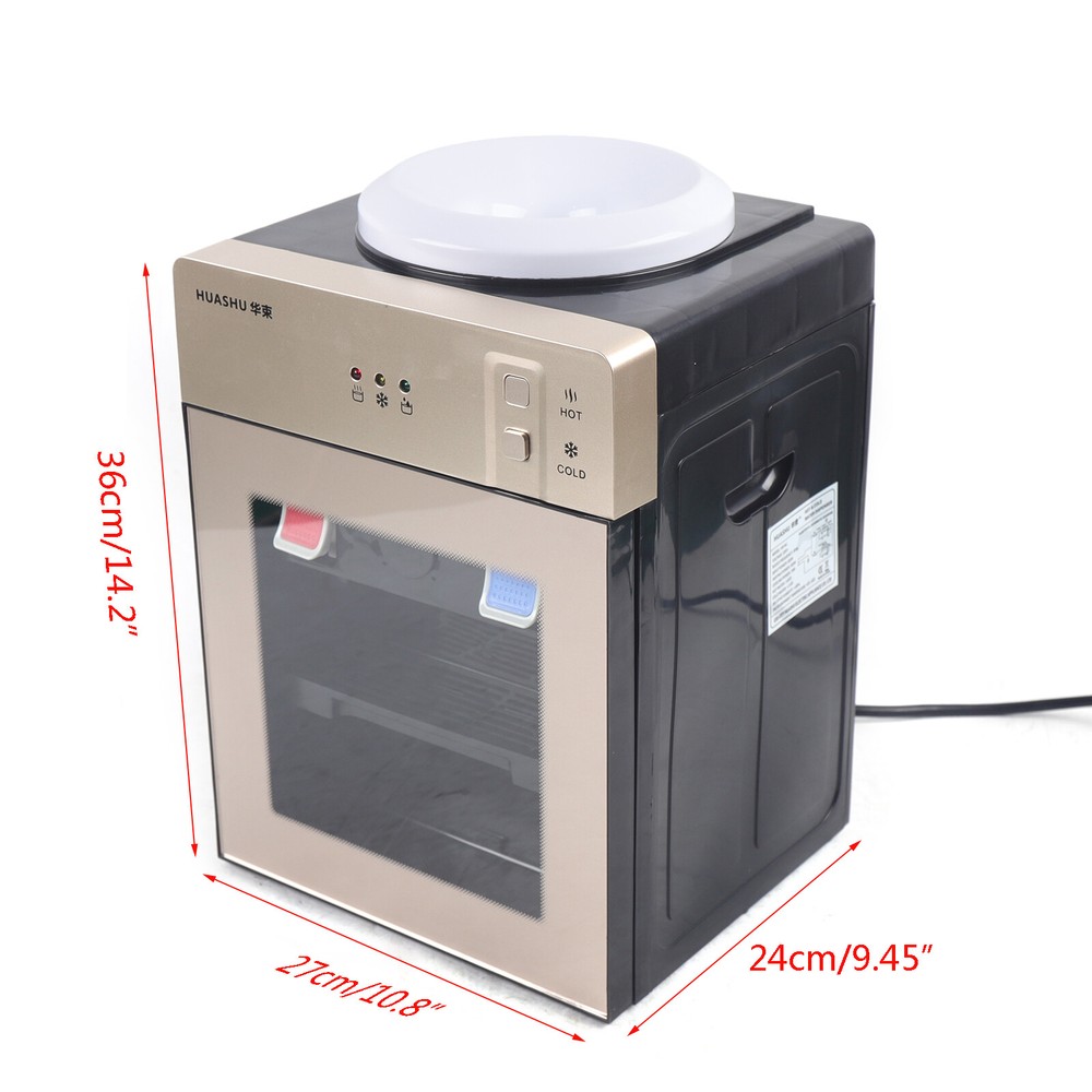 Top Loading Countertop Water Dispenser Hot Cold Water Cooler Drinking Machine