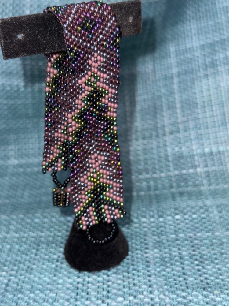 Finely Woven Micro-Bead Bracelet