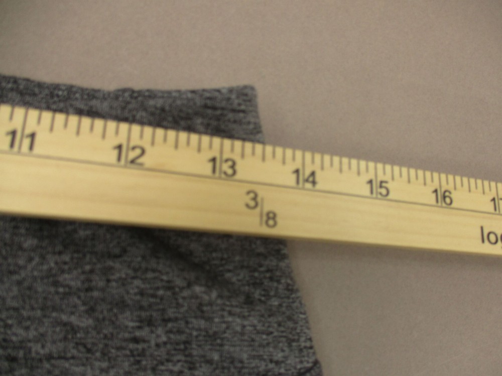 MONDETTA Size M Womens Gray Stretch Pull On Athletic Compression Leggings 172