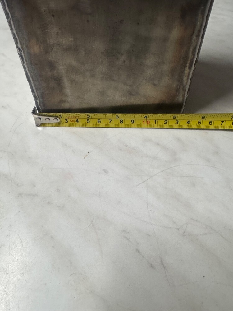 Handmade safe, 9.5 lbs with lock and key