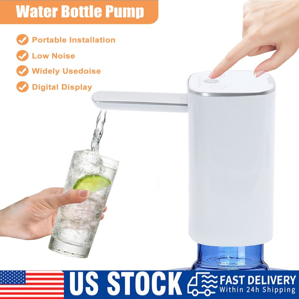 Water Bottle Switch Pump Electric Automatic USB Rechargeable Jug Dispenser Pump
