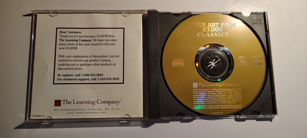 Super Art Pack 27,000 Classics PC Cdrom Vintage
