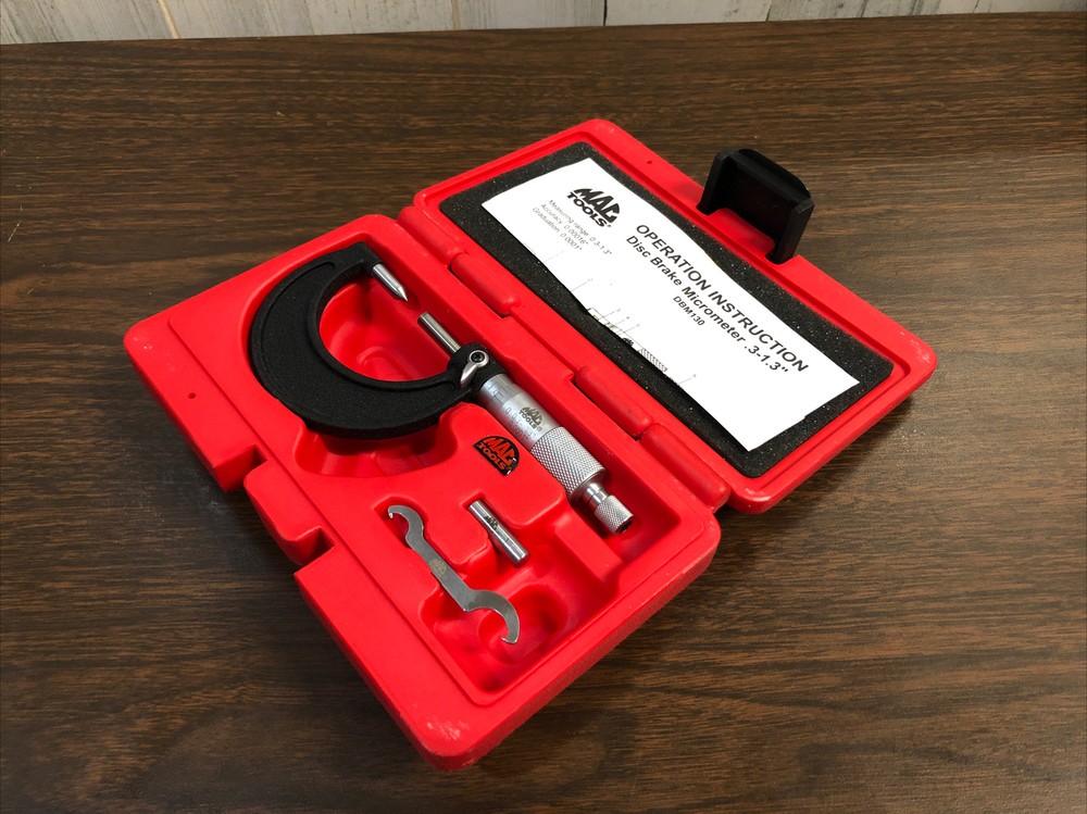 Mac Tools Disc Brake Micrometer .3 - 1.3” DBM130