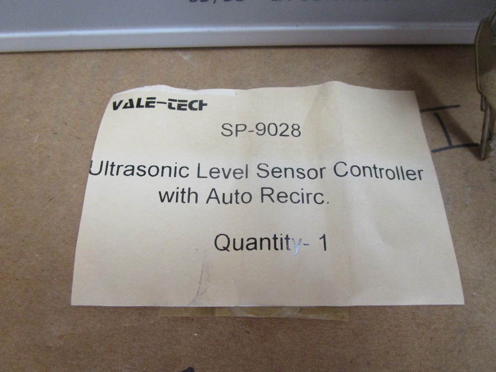 Vale Tech BD/DD LA Controller SP-9028 Ultrasonic Level Sensor Controller New