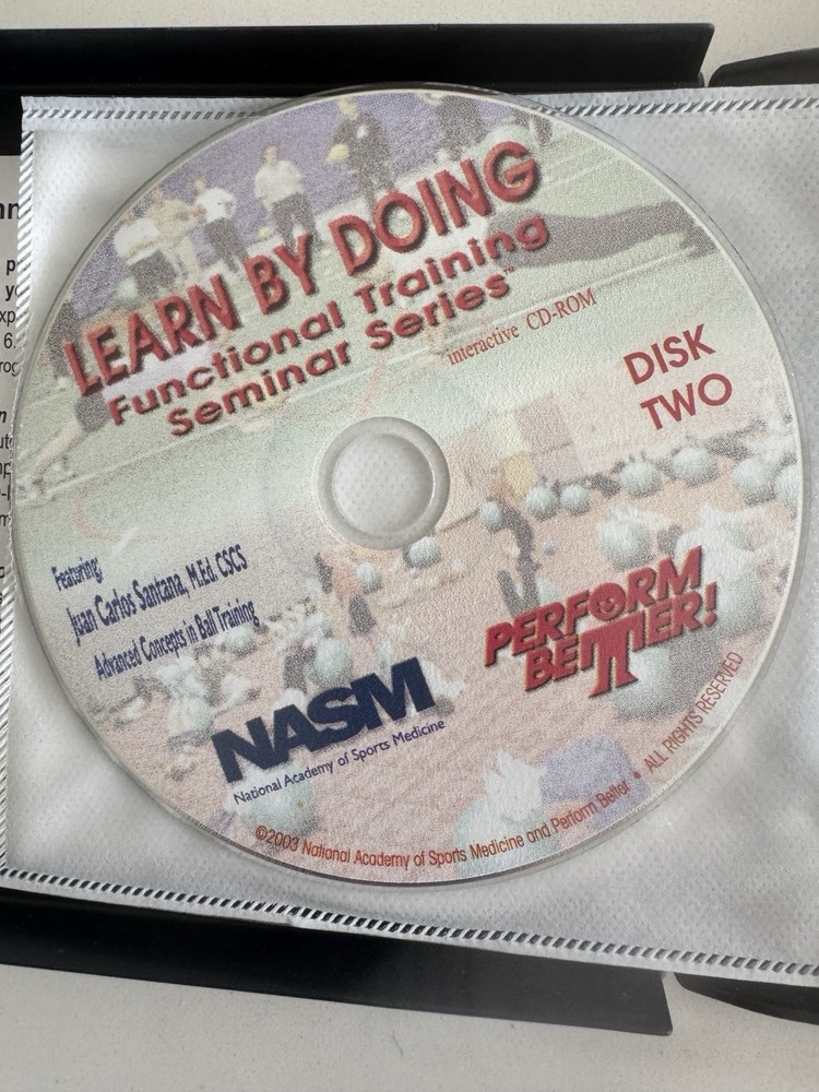 Learn By doing 3 Set Video cd Functional Training