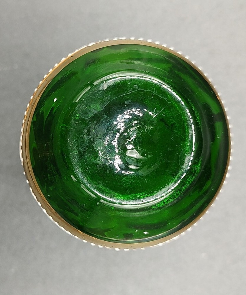 Vintage Blown Glass Double Handle Bottle