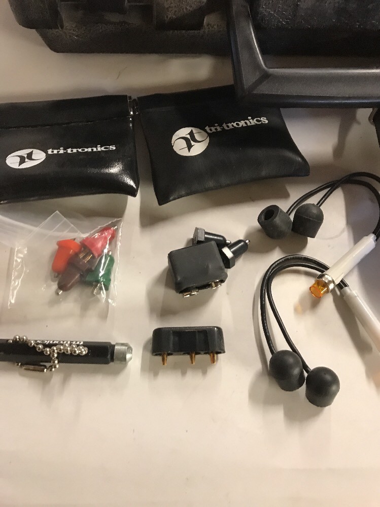 Tri-Tronics 100 Lite remote dor training system w/ bark trainer, case, charger++