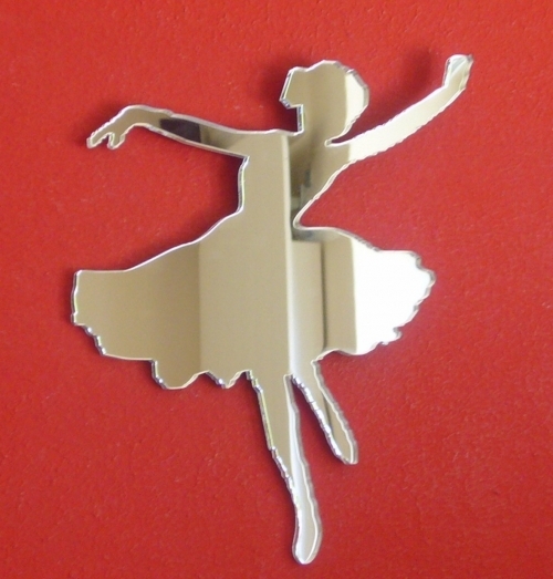 Dancing Ballerina Acrylic Mirror (Several Sizes Available)