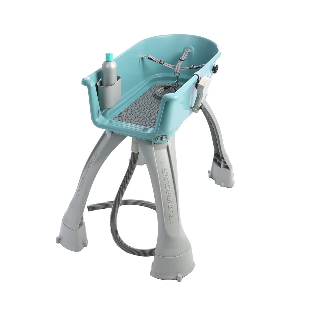 Booster Bath Elevated Pet Bathing Medium Blue