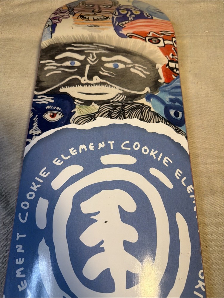 Element COLBOURN COOKIE FACES 8.2 Skateboard DECK Brand New