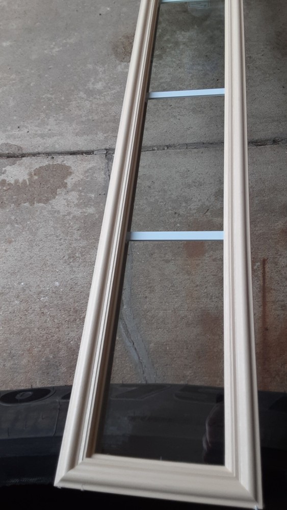 Decorative entryway door window glass replacement kit side lite light