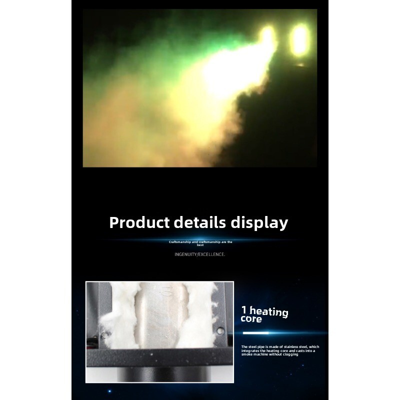 LED900W remote control smoke machine fire fighting stage performance wedding