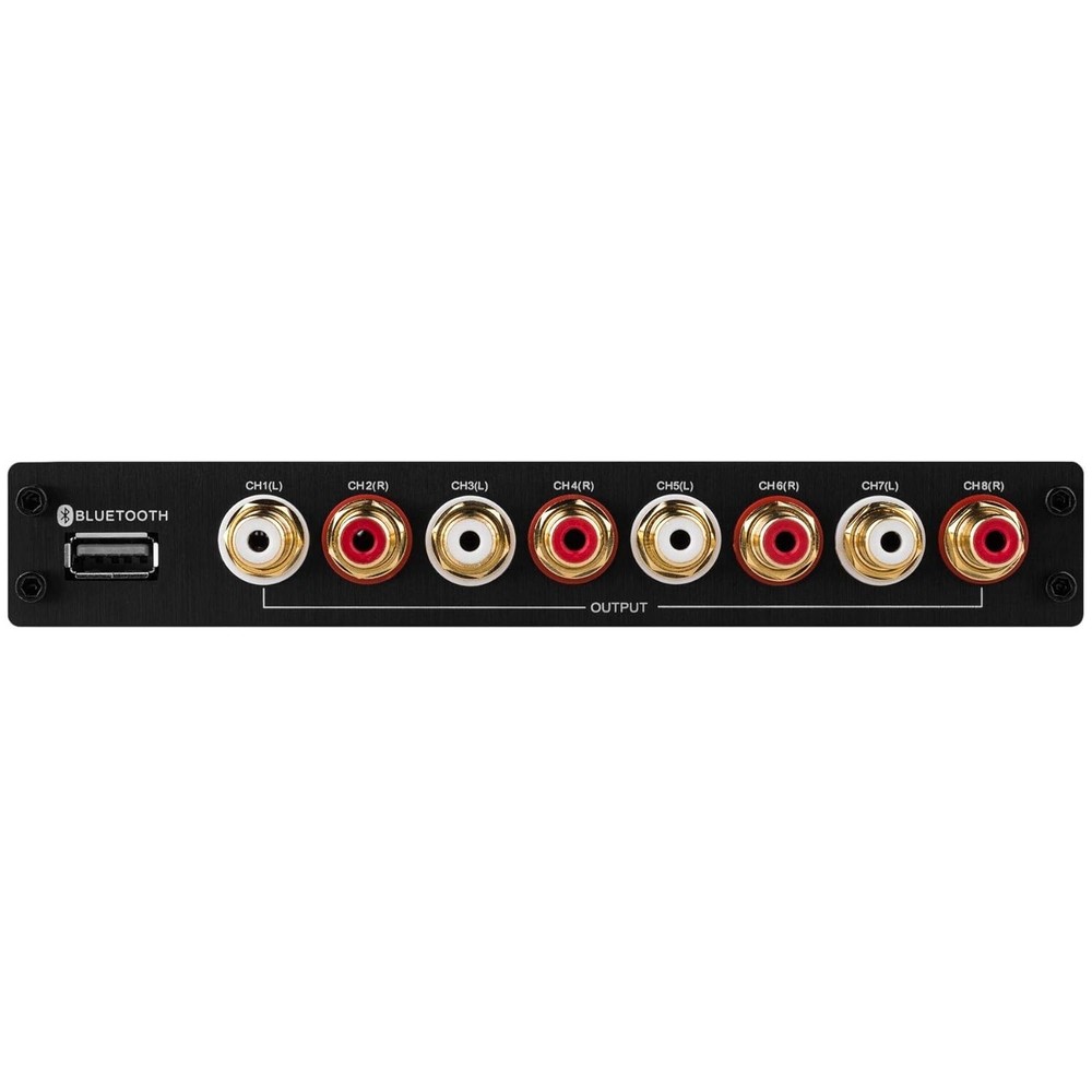 Compact DSP-408 Digital Signal Processor with Built-In EQ & User-Friendly GUI