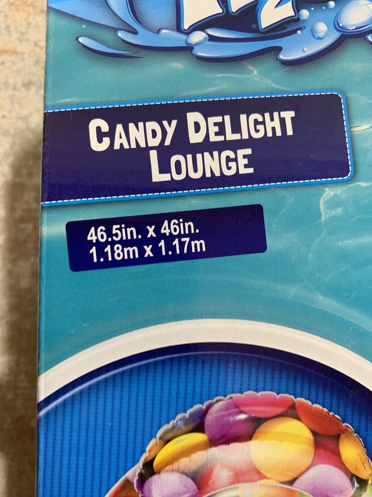 H20 Go! Candy Delight Lounge Bestway Pool Float New