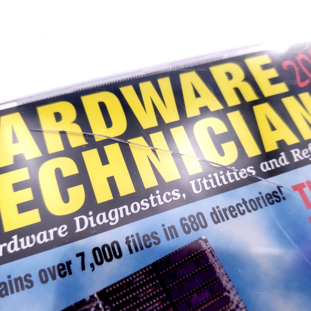 Hardware Technician 2000 CD Diagnostics Utilities Reference Guide 7000 Files New