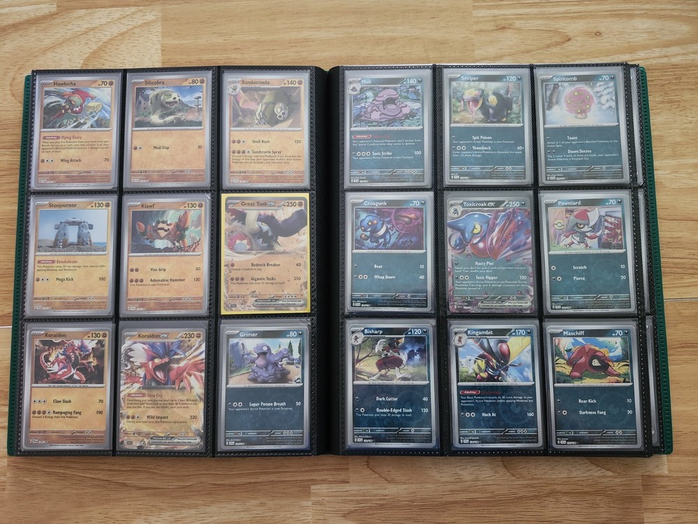 Pokemon Scarlet Violet Base Set Complete Master Set w/ Reverse Holos & Binder NM