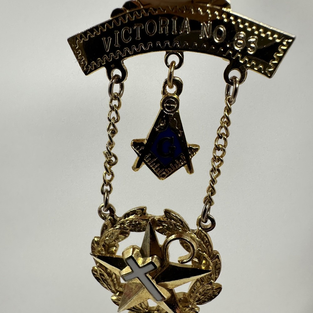 Past Masters Masonic Pin Vintage Estate Find￼