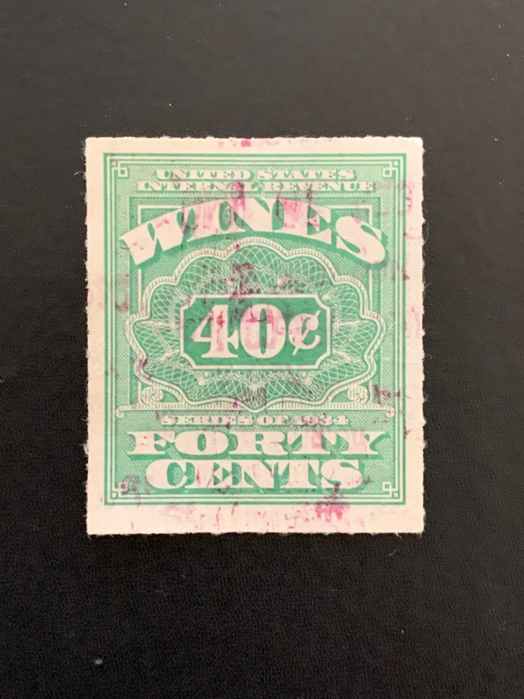 Scott # RE102 - Wines - Revenue - Used