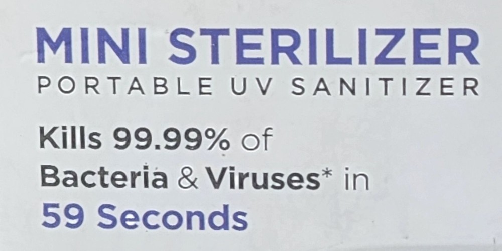 Portable UV Sterilizer Plus