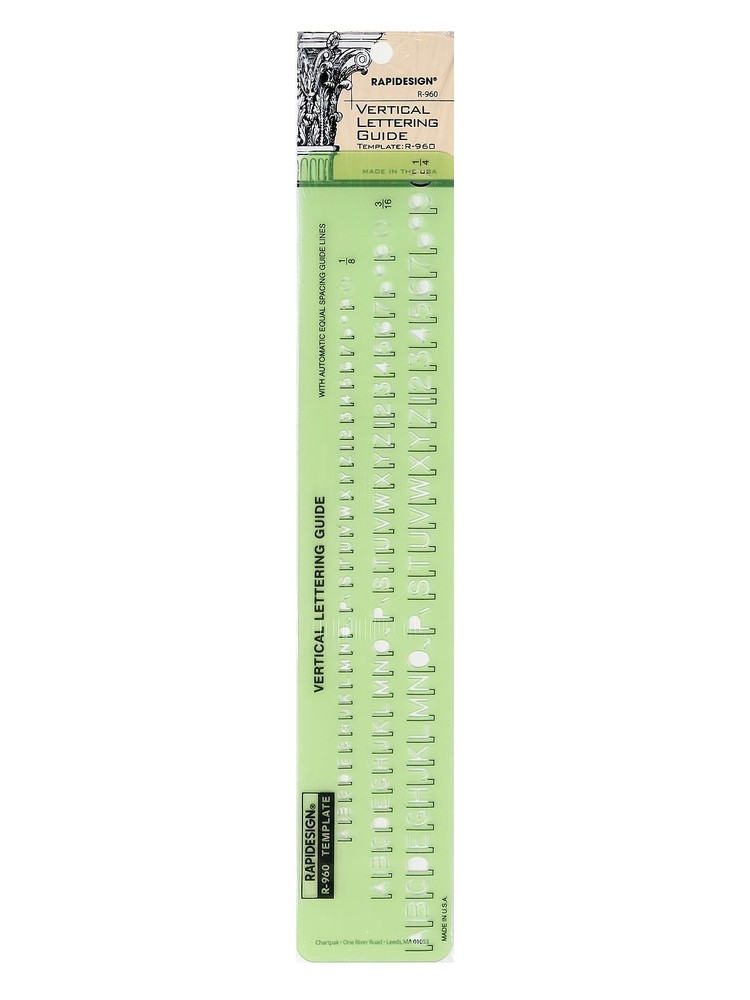 Chartpak Rapidesign Lettering Guides