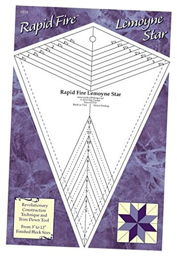 Rapid Fire Lemoyne Star - Quilting Tool