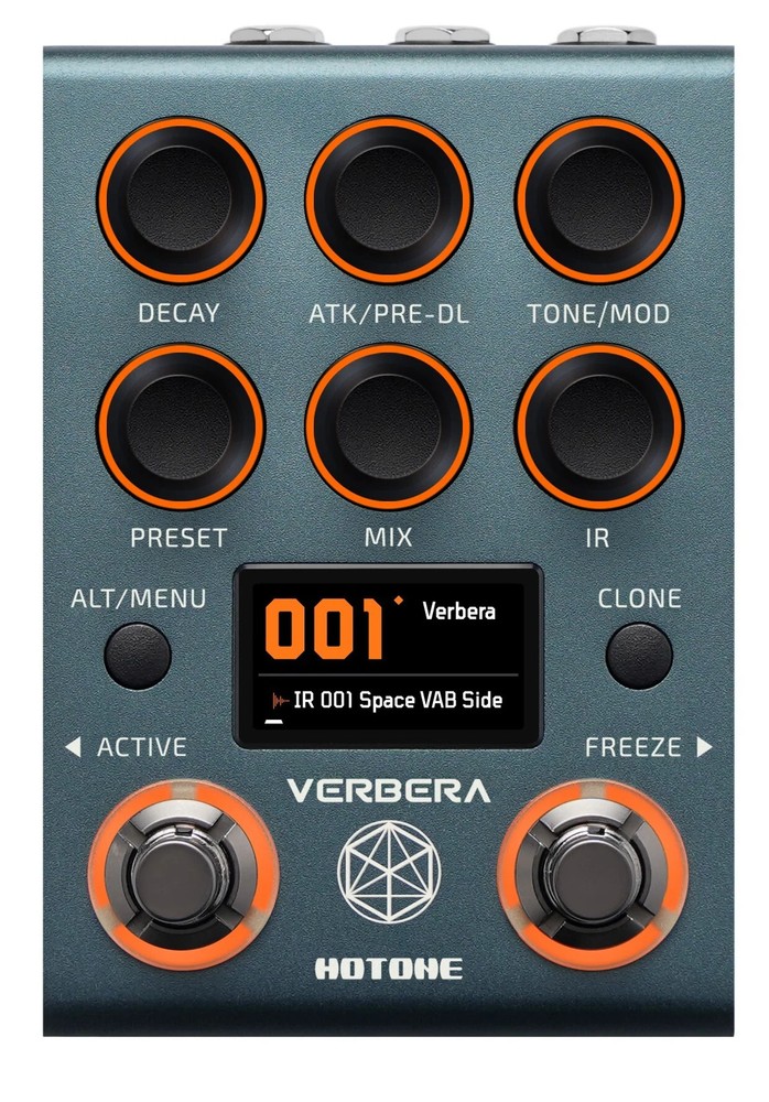 Hotone NC-200 Convolution Reverb Effects Processor with 9V power supply