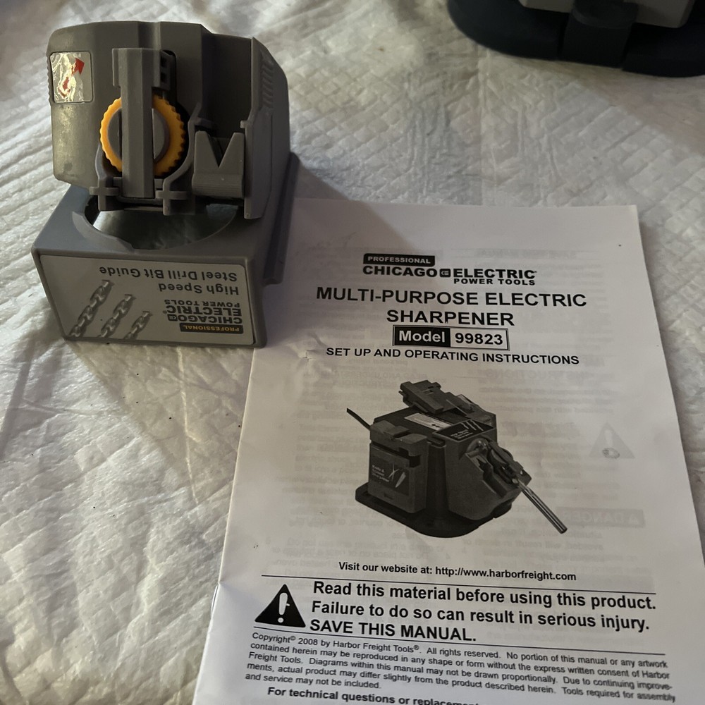 Chicago Electric Power Tools 99823 Multipurpose Sharpener -