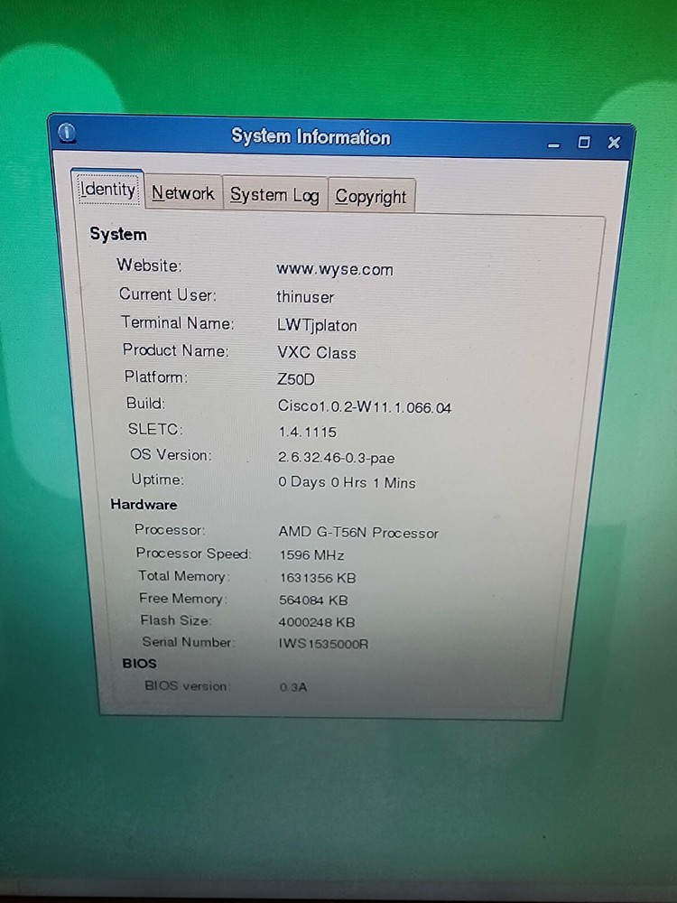 Cisco CVXC-6215-K9 Virtualization Experience Client NEW OPEN BOX