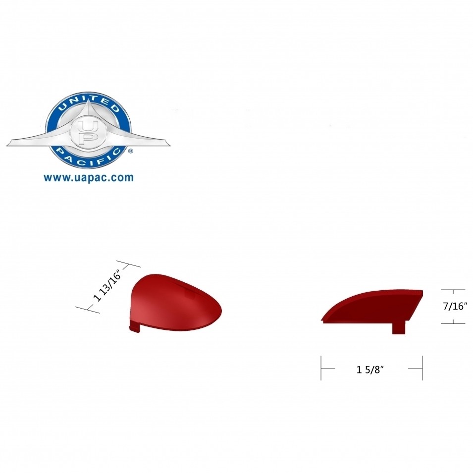 2006 Kenworth Round Dome Light Lens - Blue