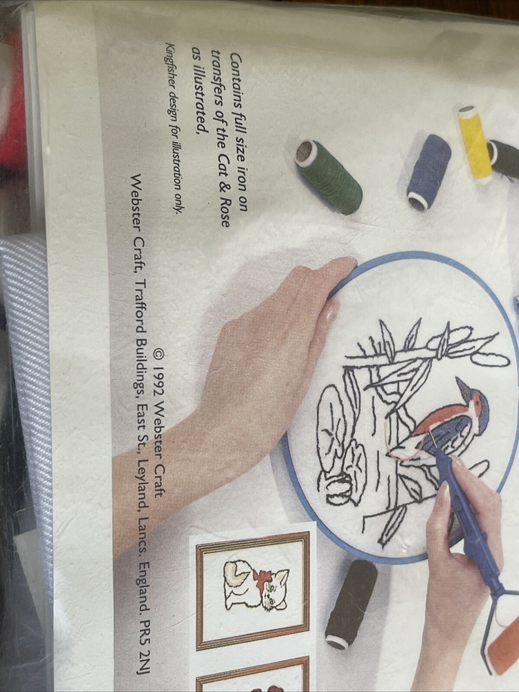 1992 Webster’s Punchkraft Embroidery Kit Starter Pack