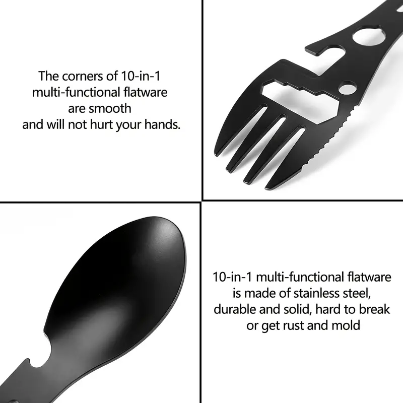 10-in-1 Multi-Functional Spork & Spoon