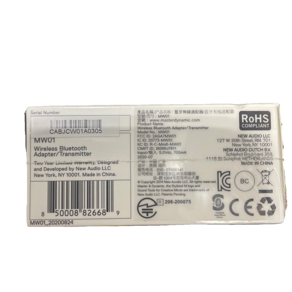 Master & Dynamic MW01 Bluetooth Adapter