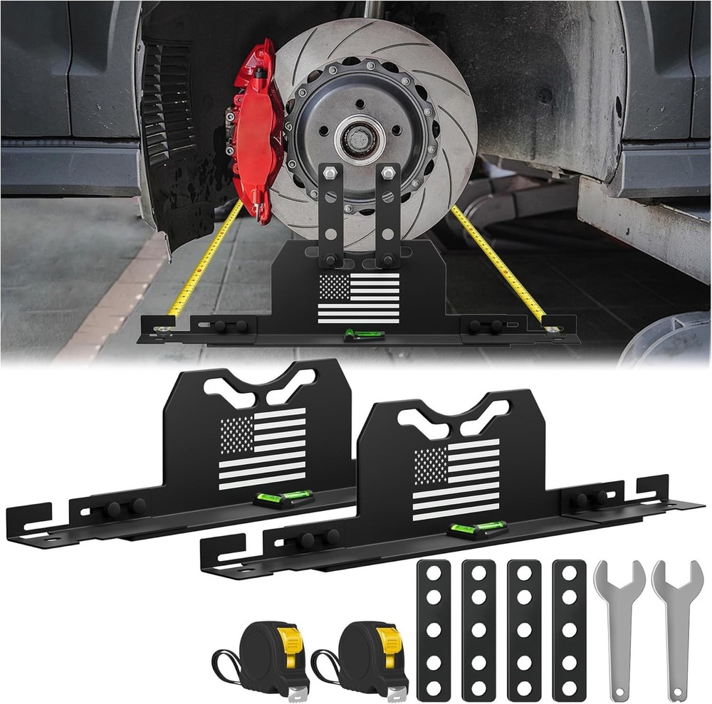 2026 Upgraded Wheel Alignment Tool, 2 PCS Toe Alignment Tool Plates Without R...