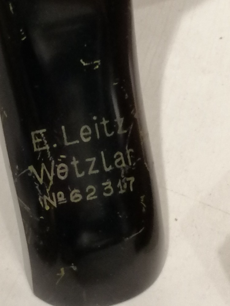 ANTIQUE BRASS MICROSCOPE LEITZ WETZLAR