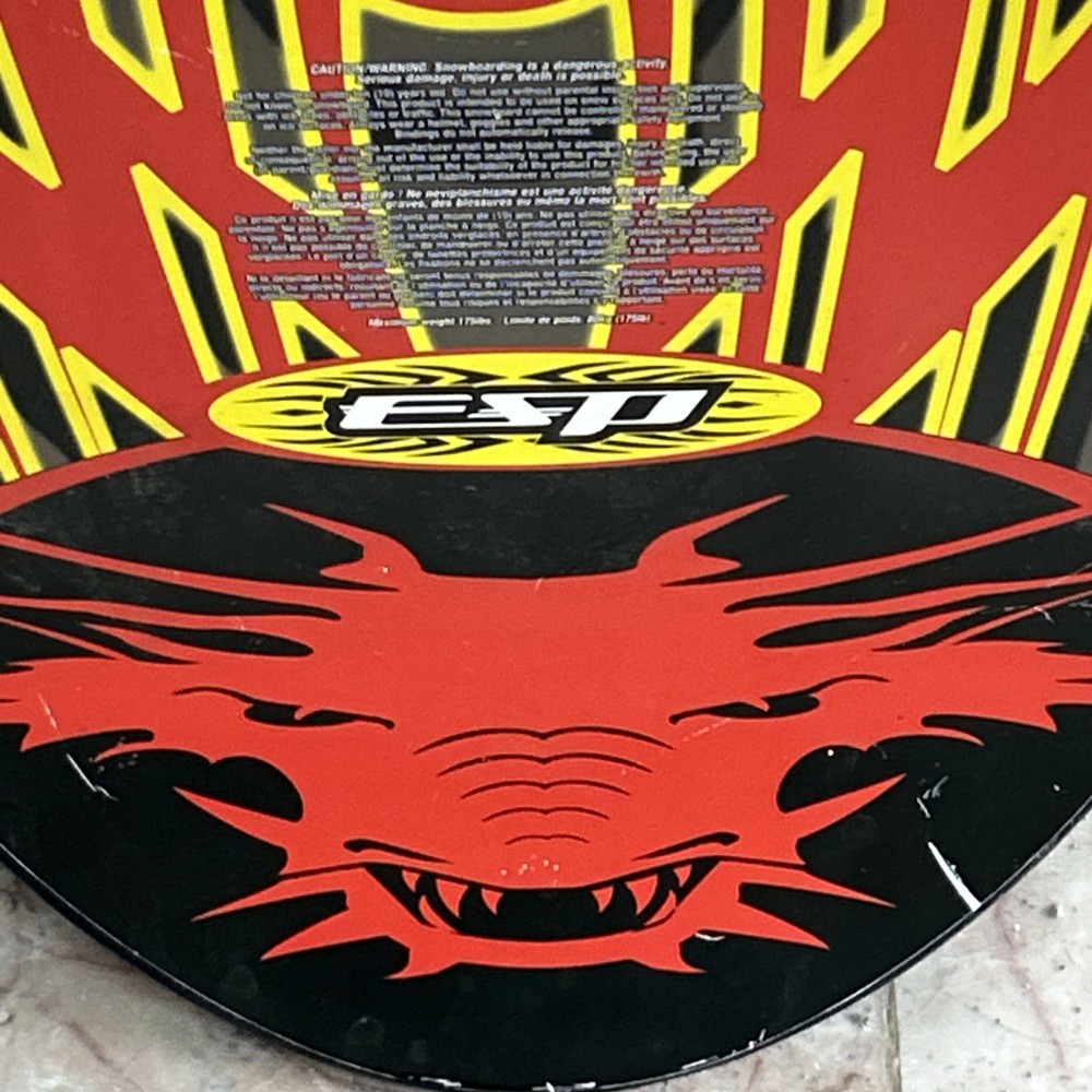 Freeride 145 Esp Snowboard - Red/Yellow Graphics