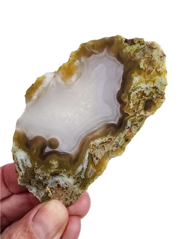 Condor Agate End Slab 64.4 grams.
