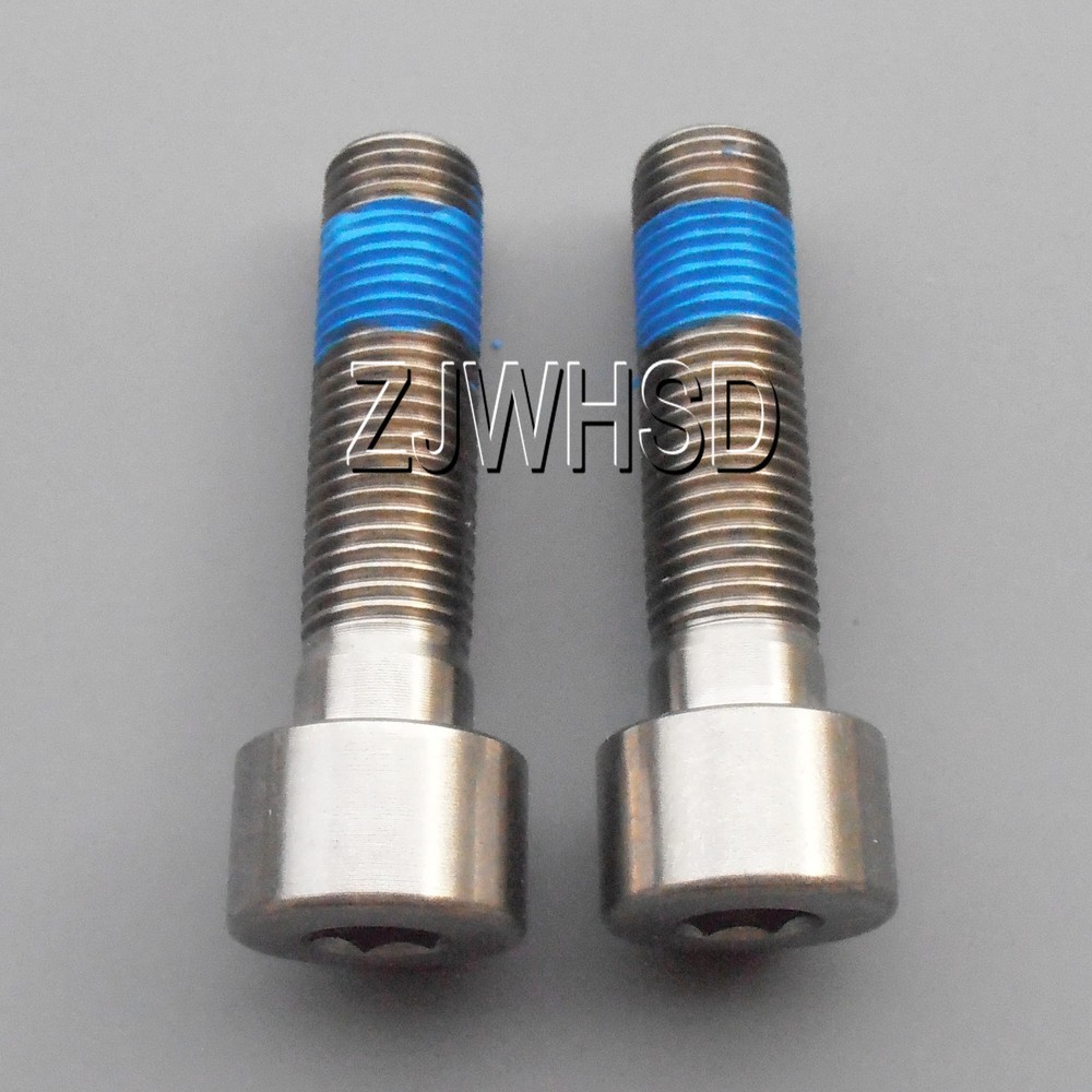 2pcs M9 x 1x 35 mm Ti Titanium Screw Bolt Allen Hex Socket Cap Head ThreadLocker