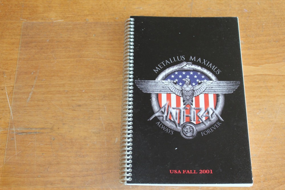 Anthrax / Tour Itinerary / USA Fall 2001
