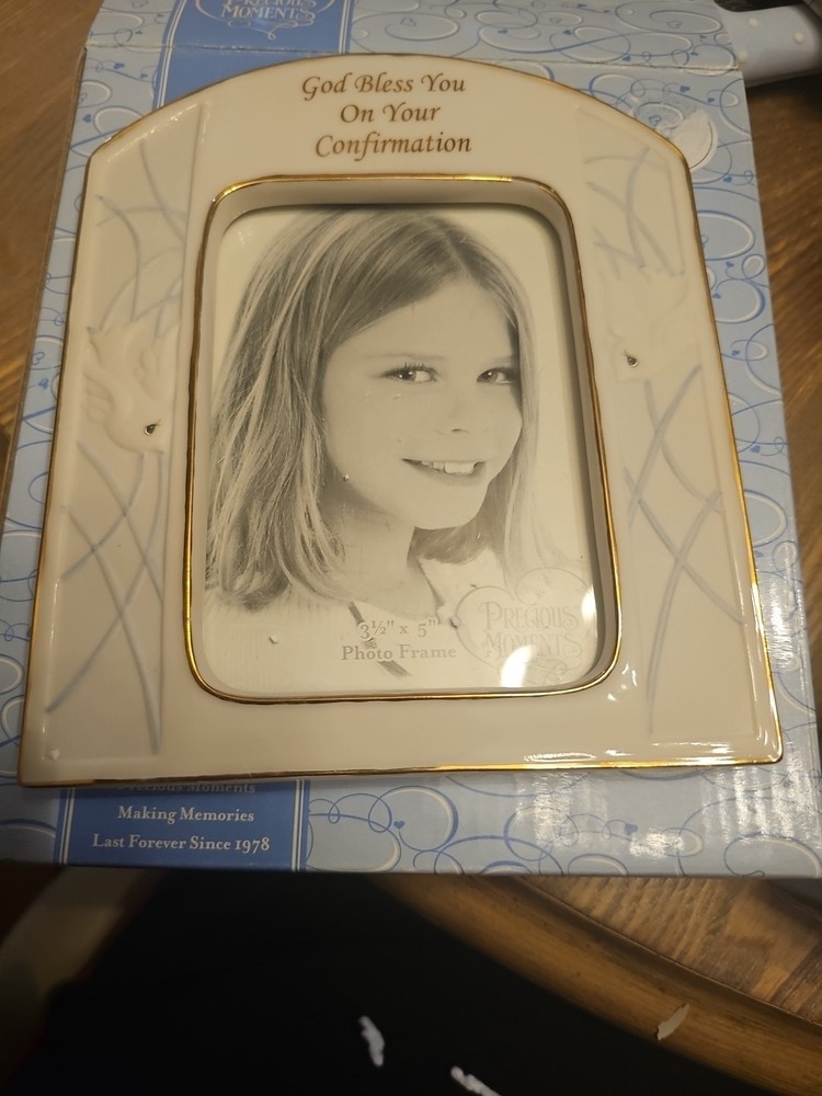 Precious Moments Confirmation Frame 3 1/2” X 5”