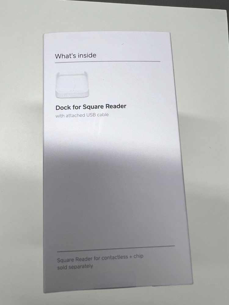 New-Dock for Square reader never used