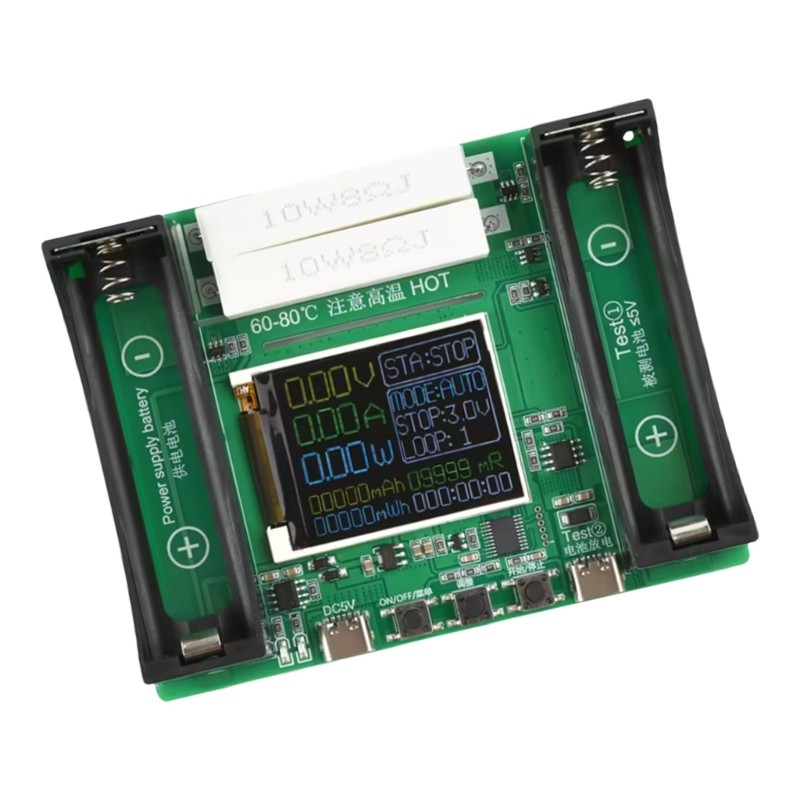 Precise 18650 Battery Capacity Tester Module With LCD Display