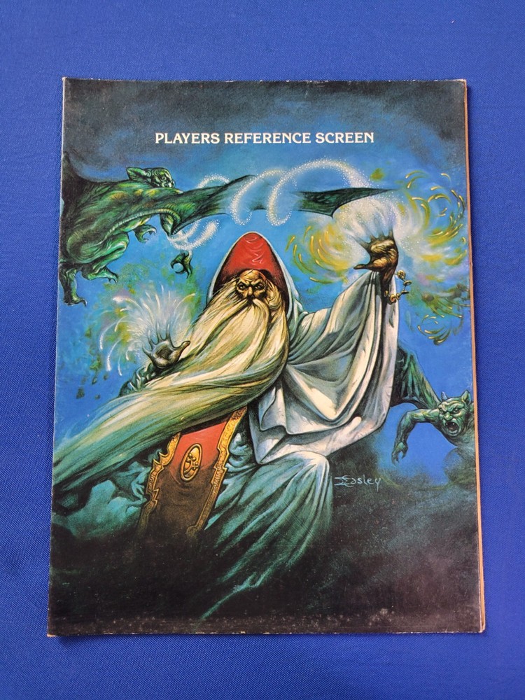 Player Reference Screen - AD&D