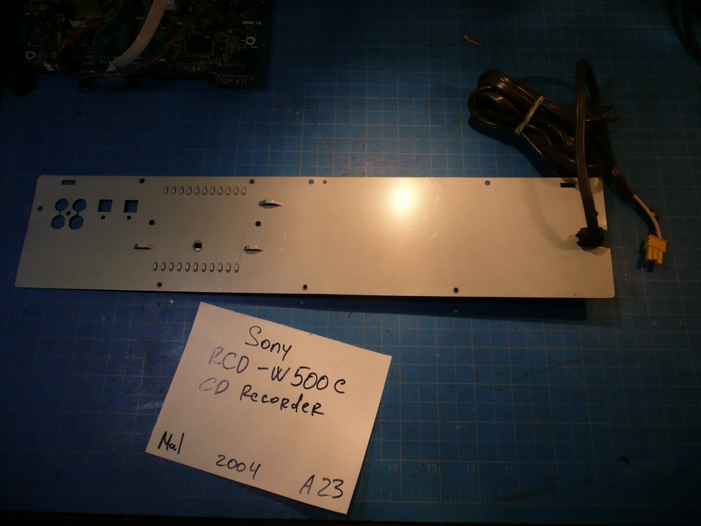 Sony RCD-W500C CD Changer Recorder Replacement Rear Panel Plate
