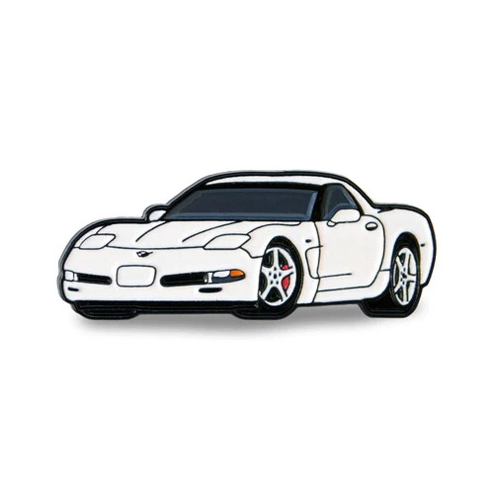 1997-2004 C5 Corvette Silver Hat Lapel Pin