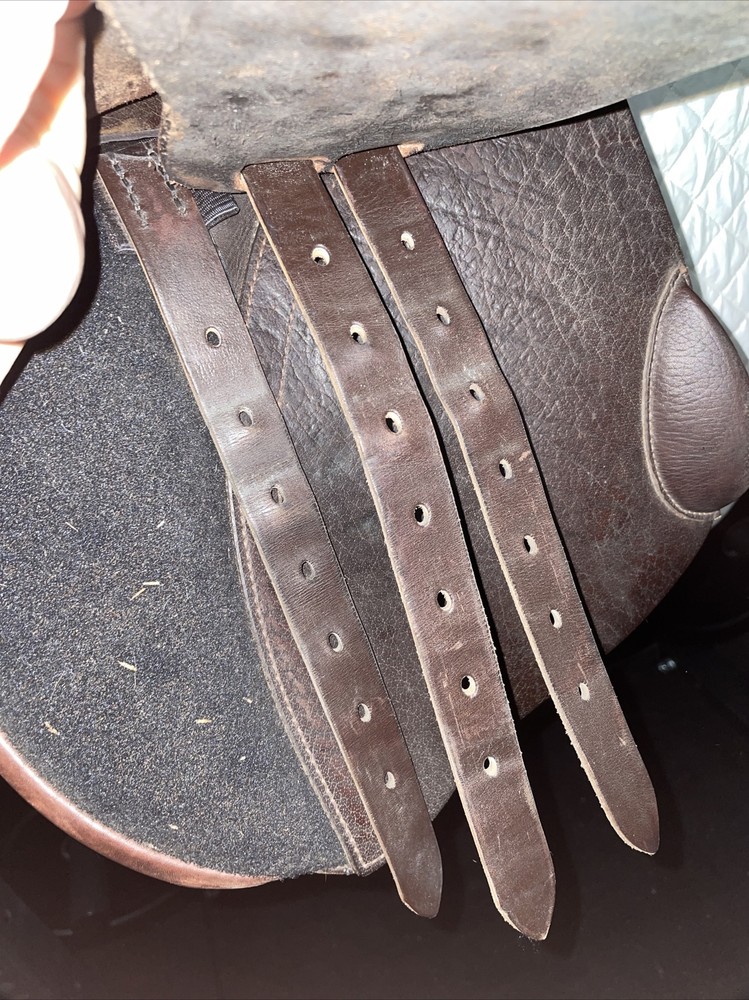 Stetson All Purpose Buffalo Hide Saddle - Medium Tree, 17.5” Seat