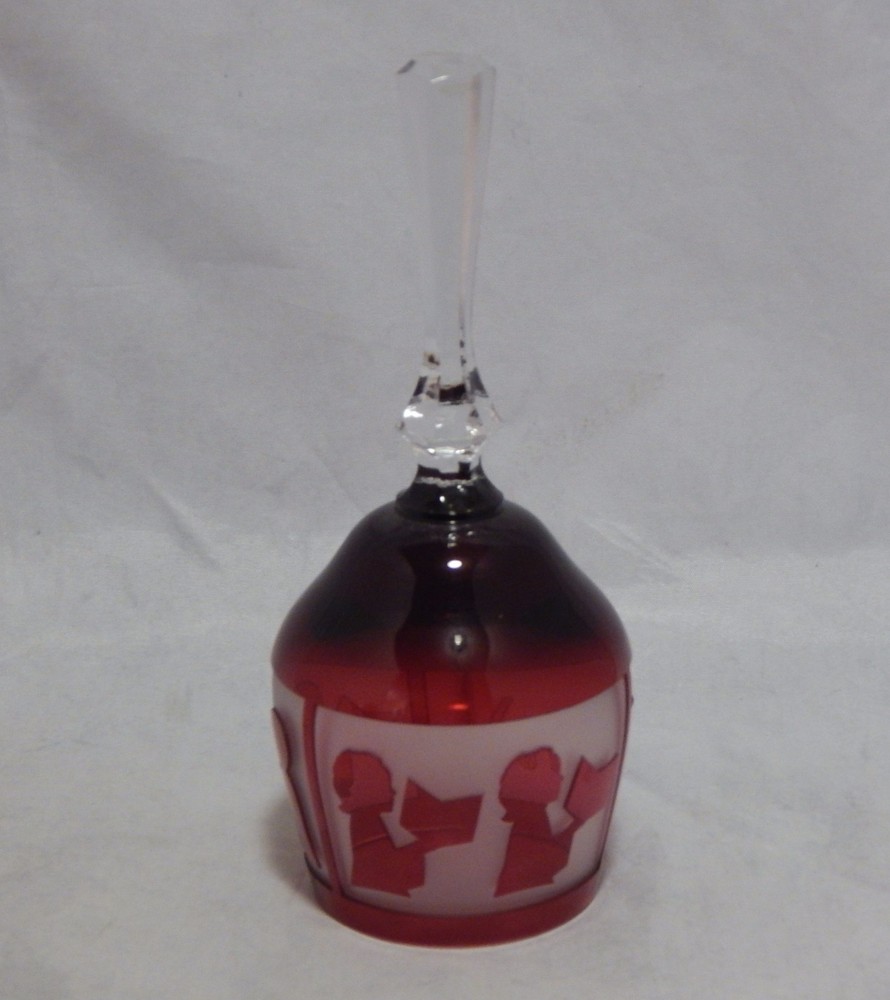 1977 Goebel Crystal and Ruby Cut Noel Bell